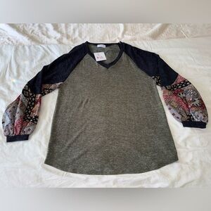 Long Sleeve Boho Top